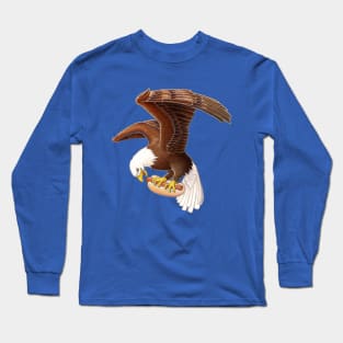 Hotdog Eagle - Fourth of July Tribute Long Sleeve T-Shirt